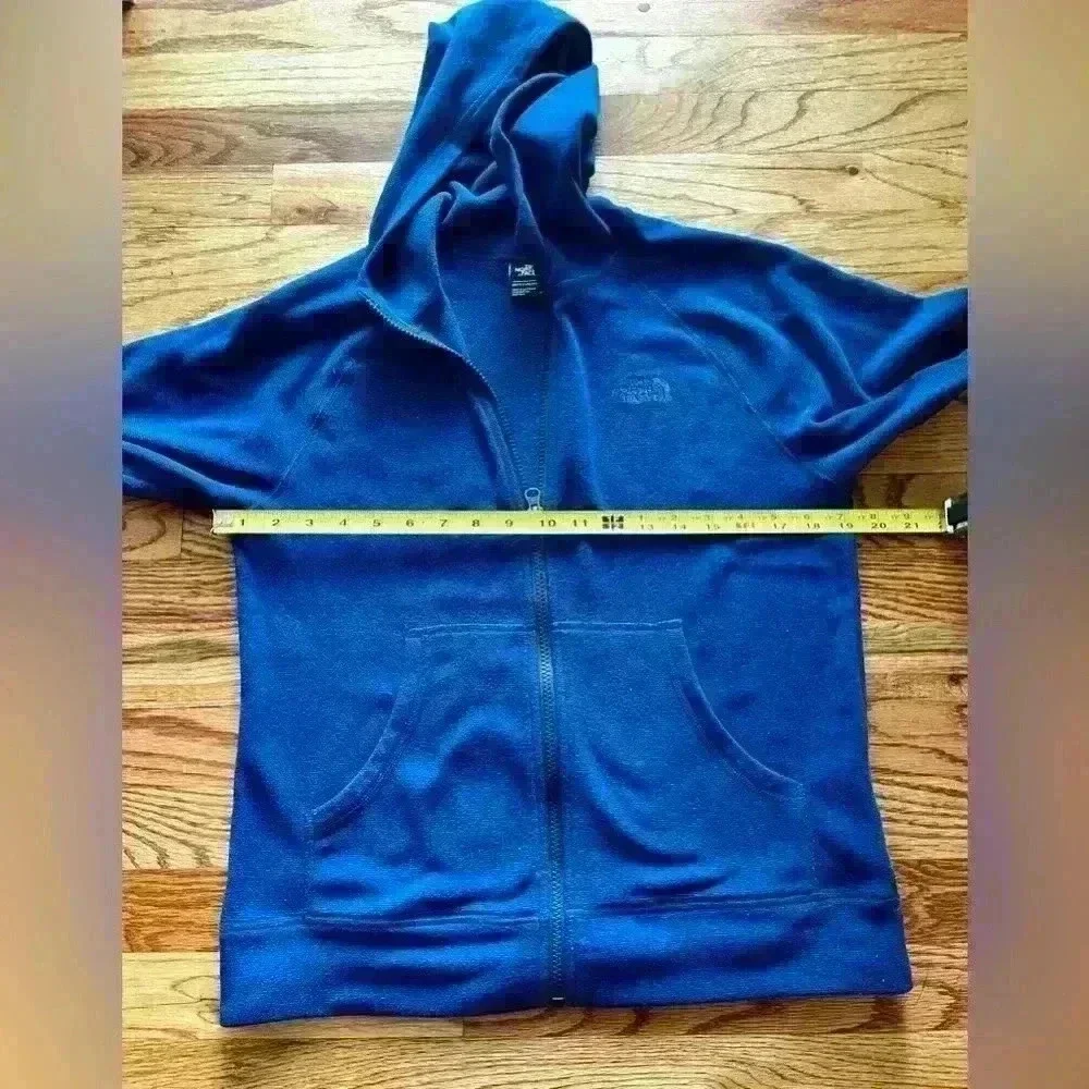 The North Face Full-Zip Hoodie Jacket Blue Boys Size Large 14/16